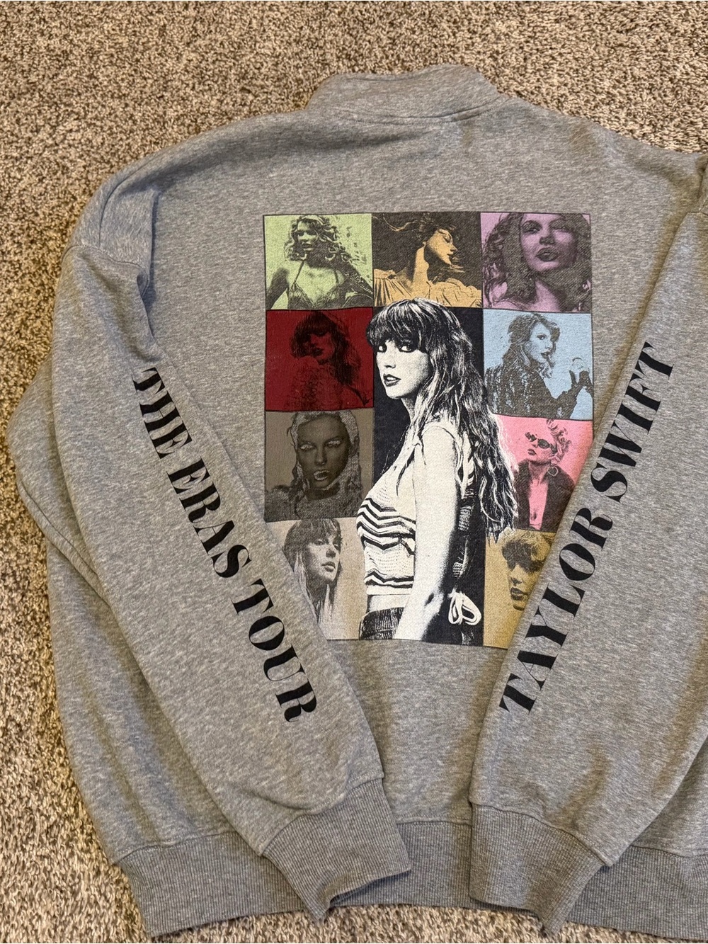 Taylor Swift Eras Tour Quarter Zip Sweatshirt